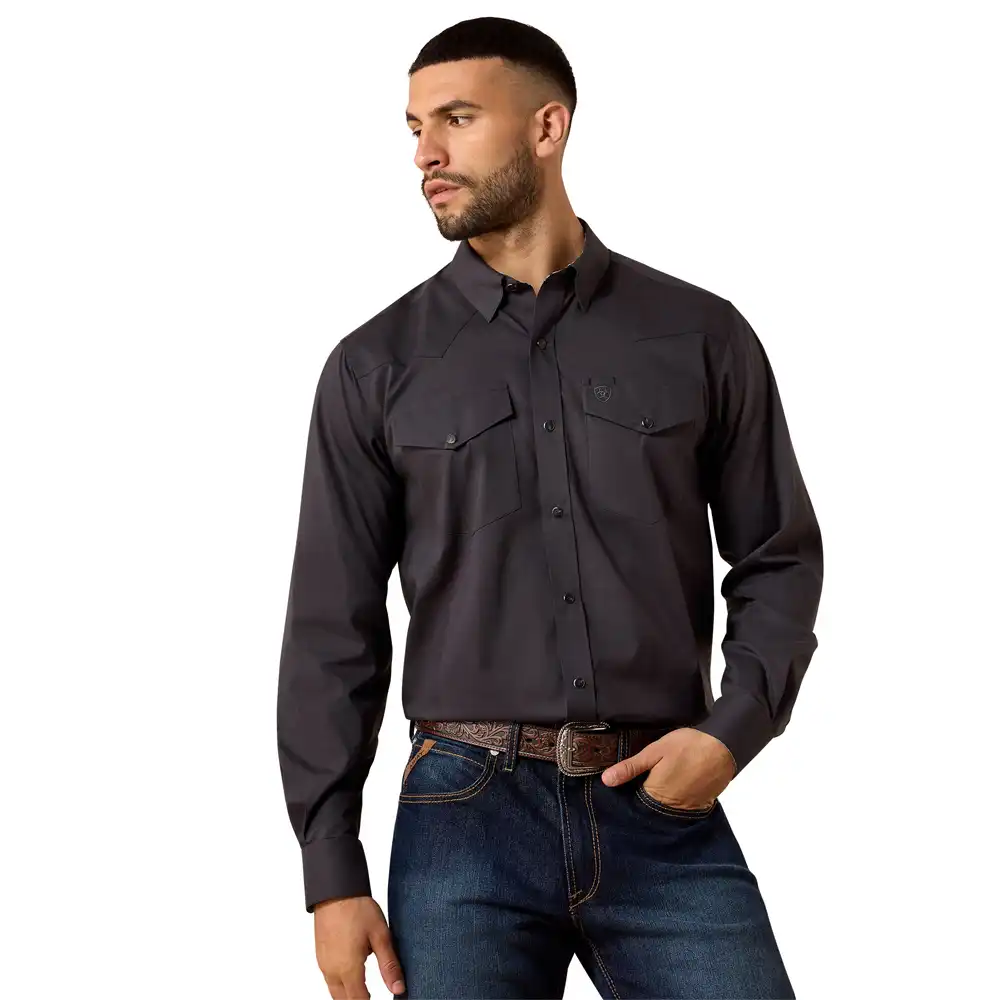 men's - wrinkle free refined slub classic fit shirt