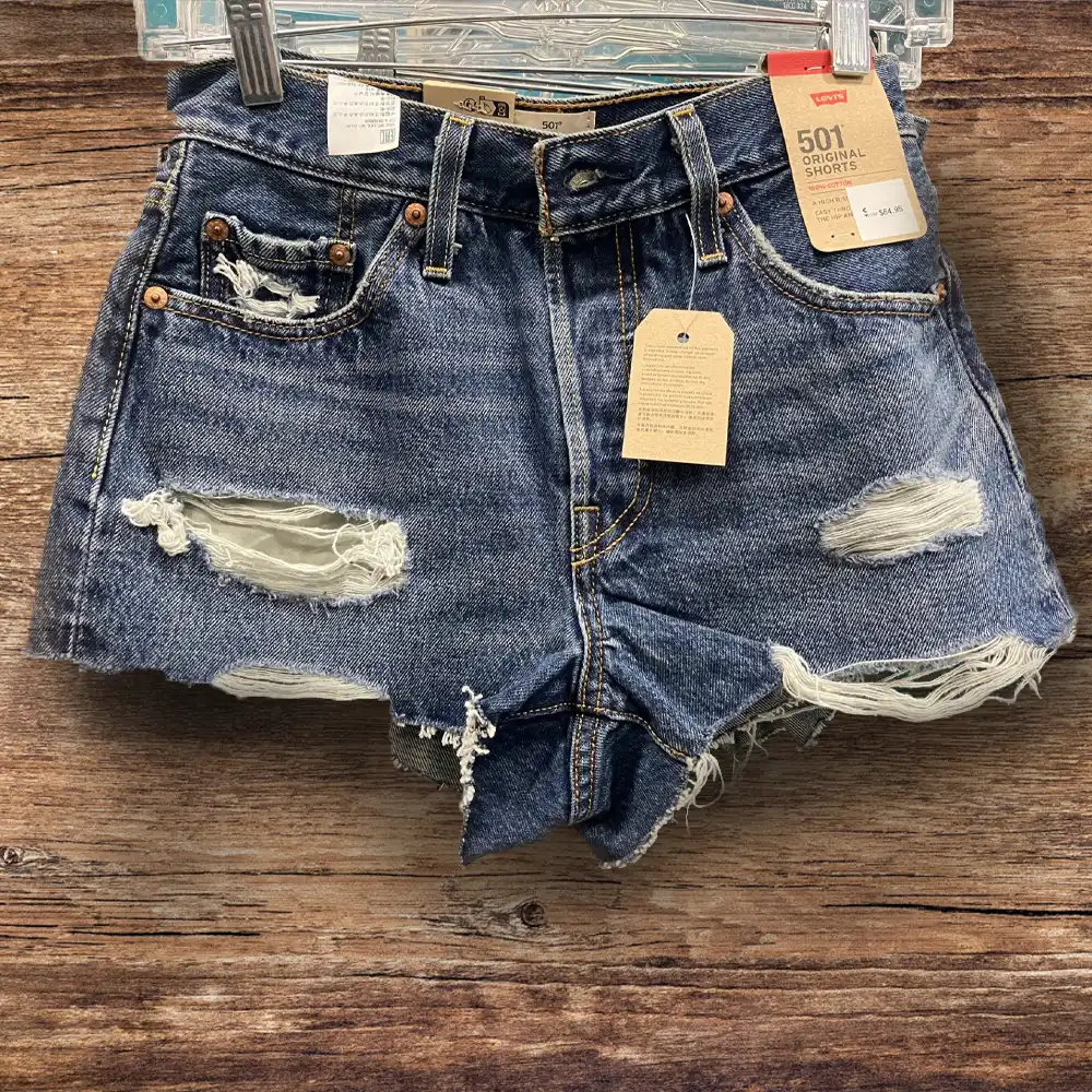 women's 501 denim jeans dark blue