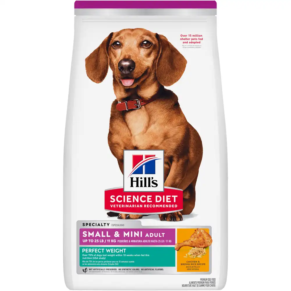 small and mini weight perfect dog food hill's