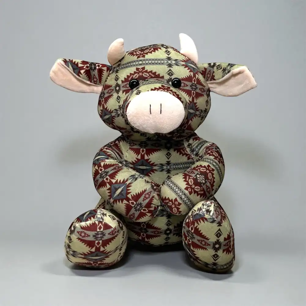 western linens large aztec cow