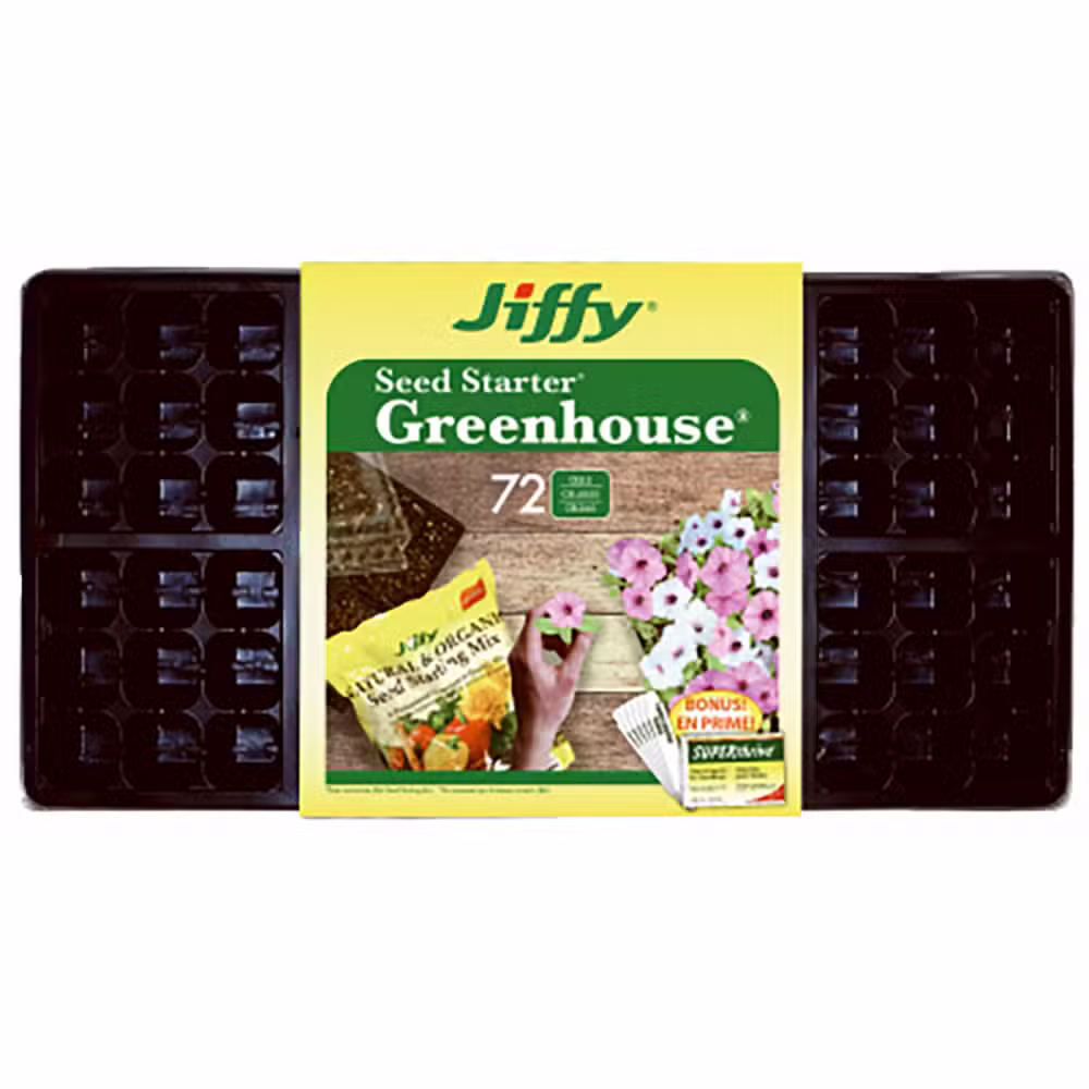 Jiffy greenhouse seed starter.