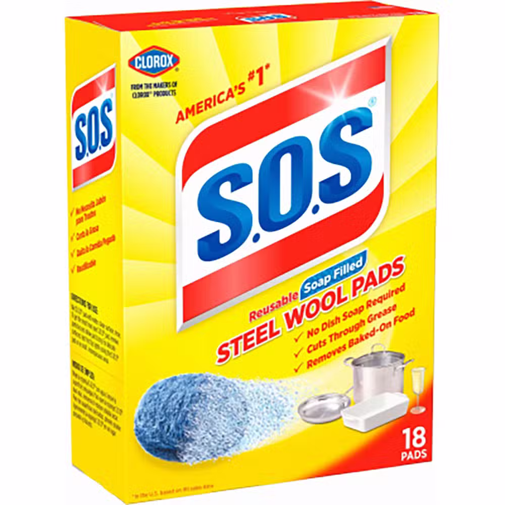 SOS steel wool pads.