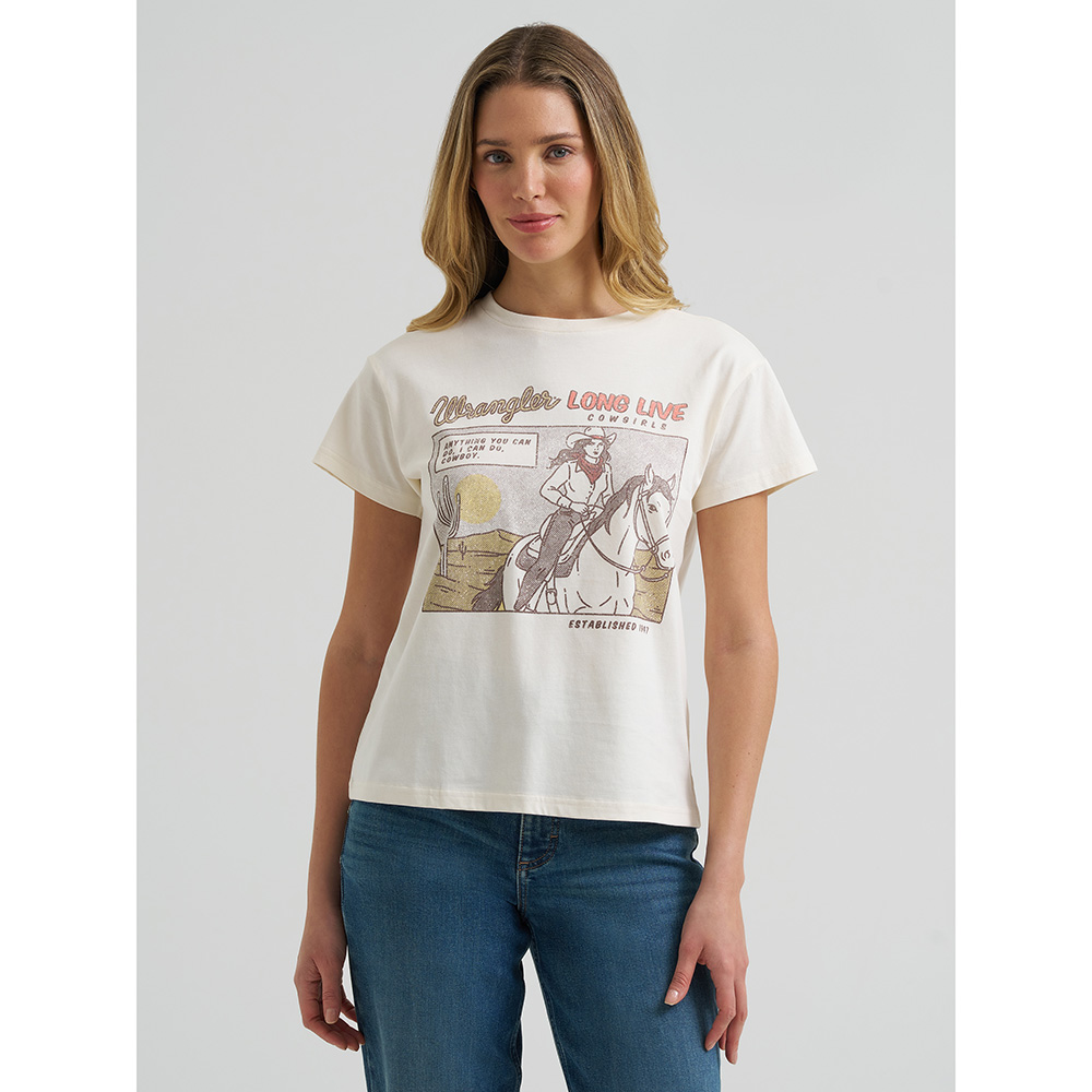 Women's Wrangler Retro Long Live Cowgirls T-shirt