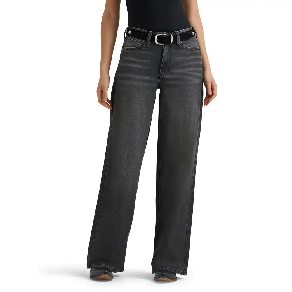 Bailey High-Rise Wide Leg Black Jean - Harper