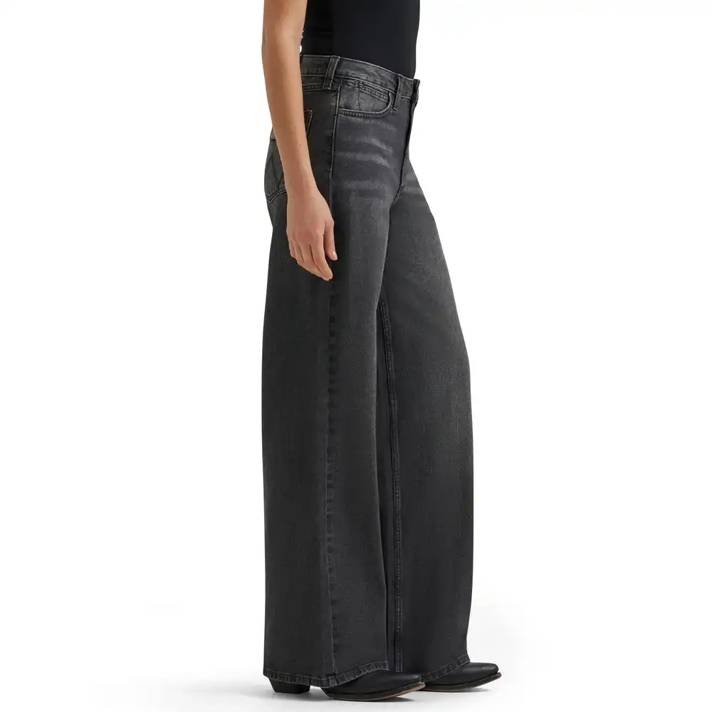 Bailey High-Rise Wide Leg Black Jean - Harper