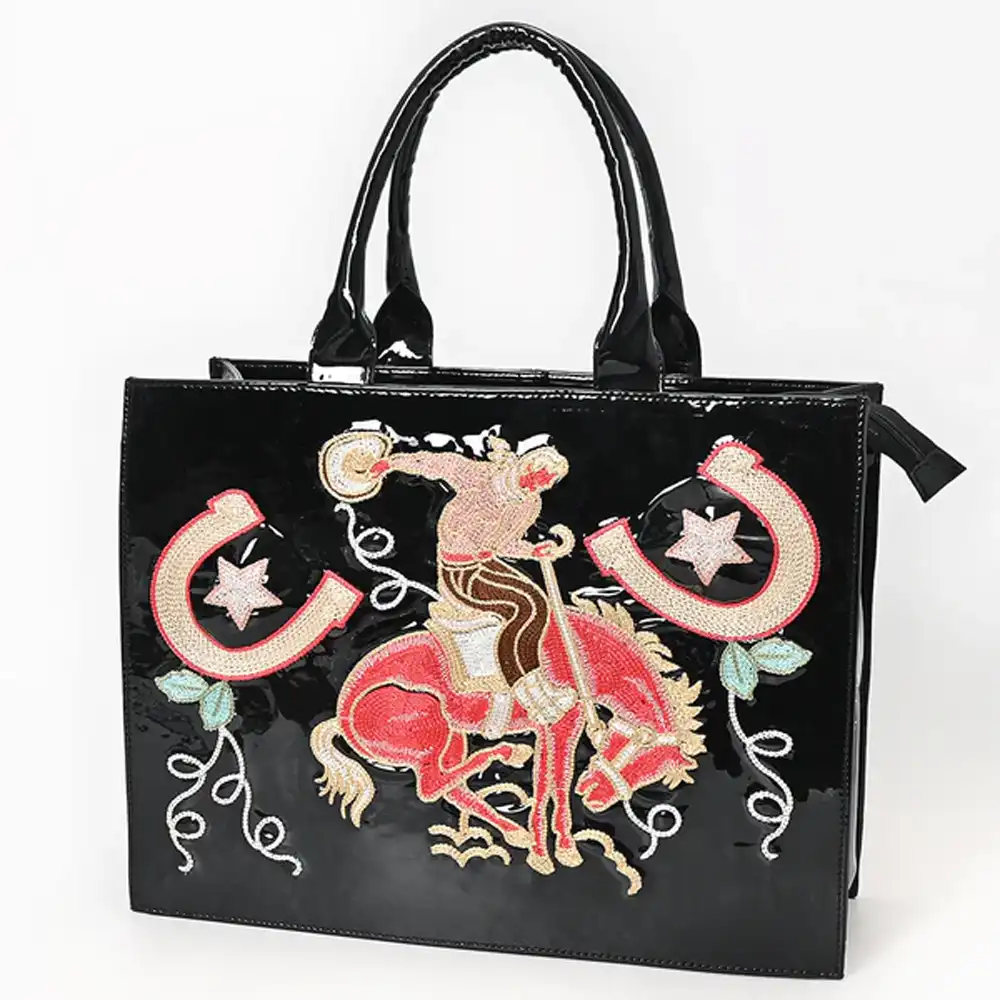 american darling embroidered handbag