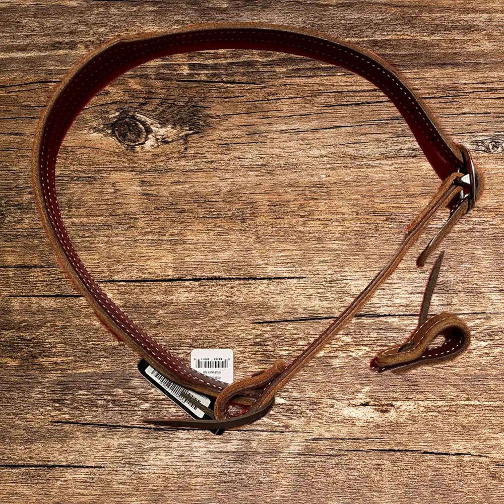 berlin leather single ear roughout headstall