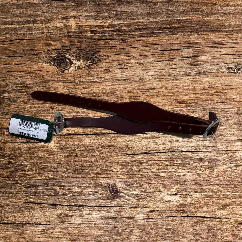 stirrup hobble burgundy