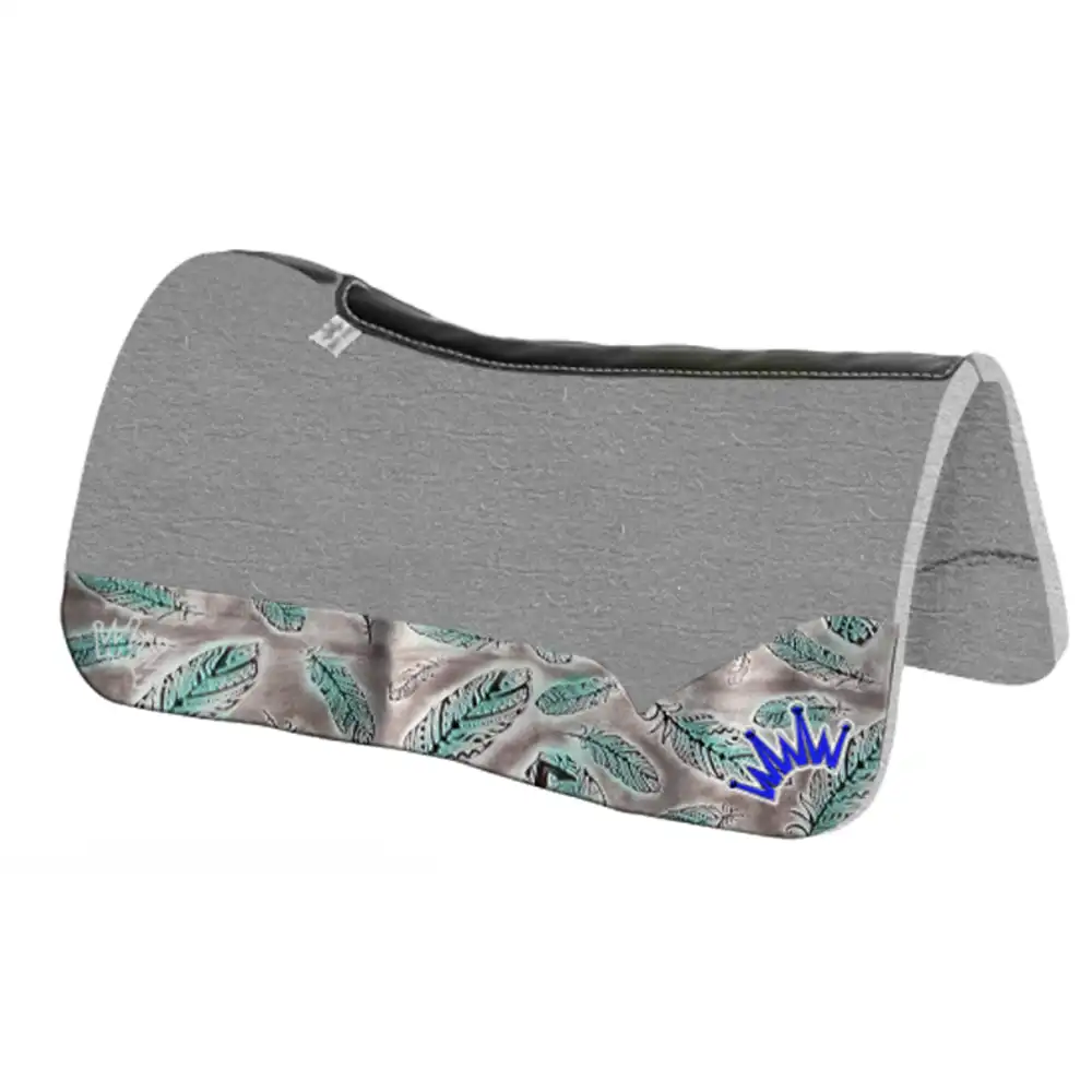 kush saddle pad feather pattern