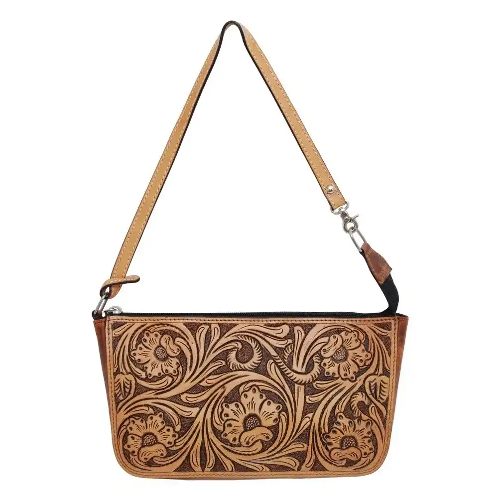 rafter t ranch tooled handbag