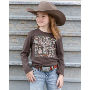 girl's sassy pants shirt