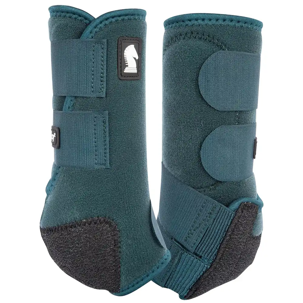 classic equine splint boots green
