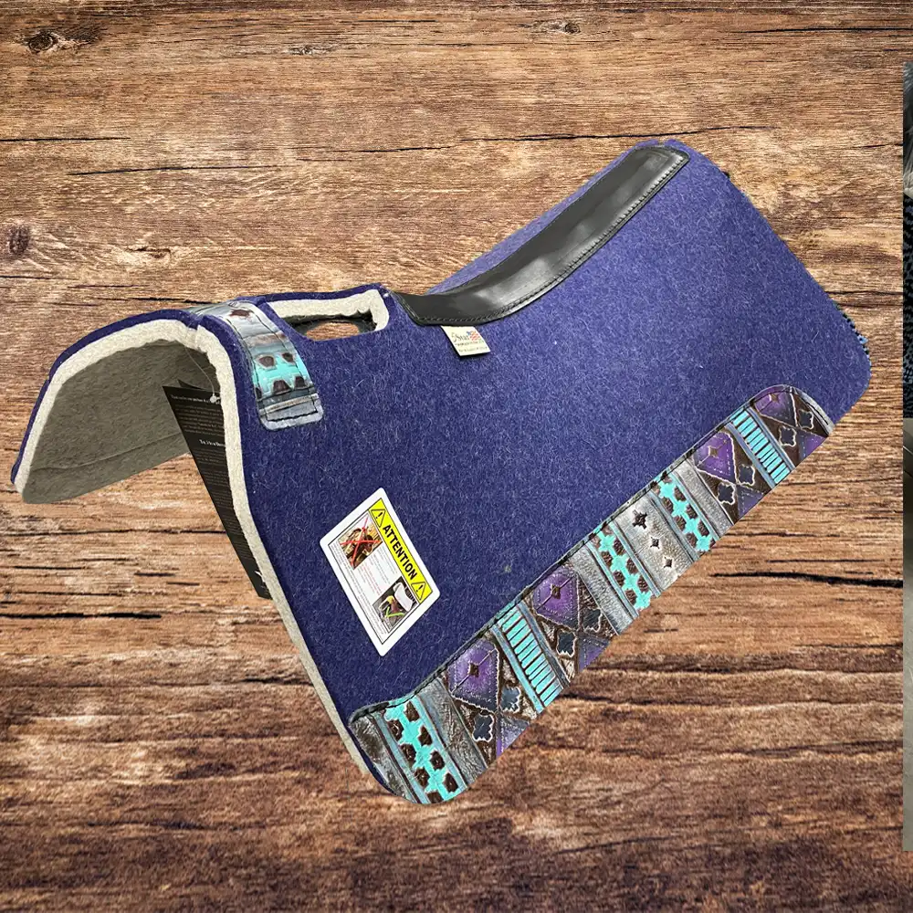 five star purple saddle pad