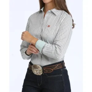 cinch women's long sleeve tencel shirt