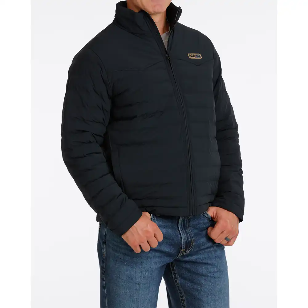 cinch men's black jacket
