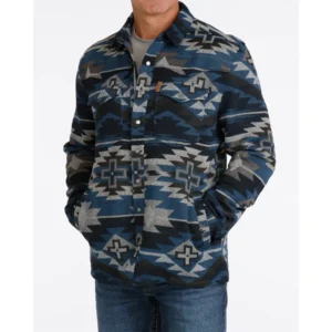 cinch men's navy shacket