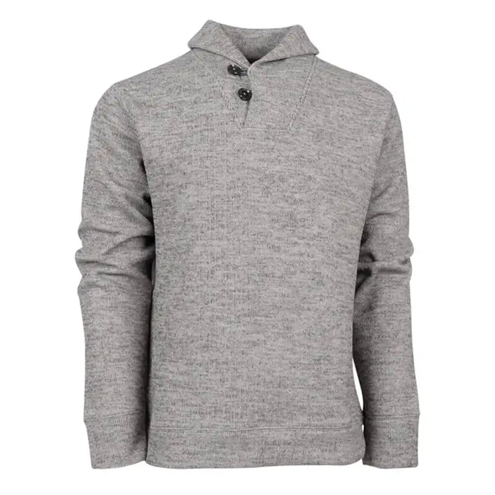 sts ranchwear men's pullover grey