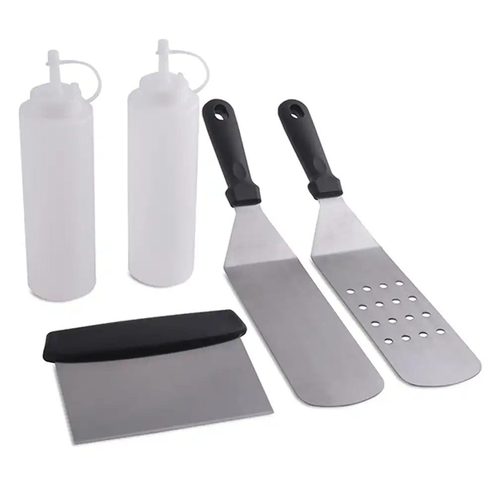 5 pc flat top/griddle cooking set