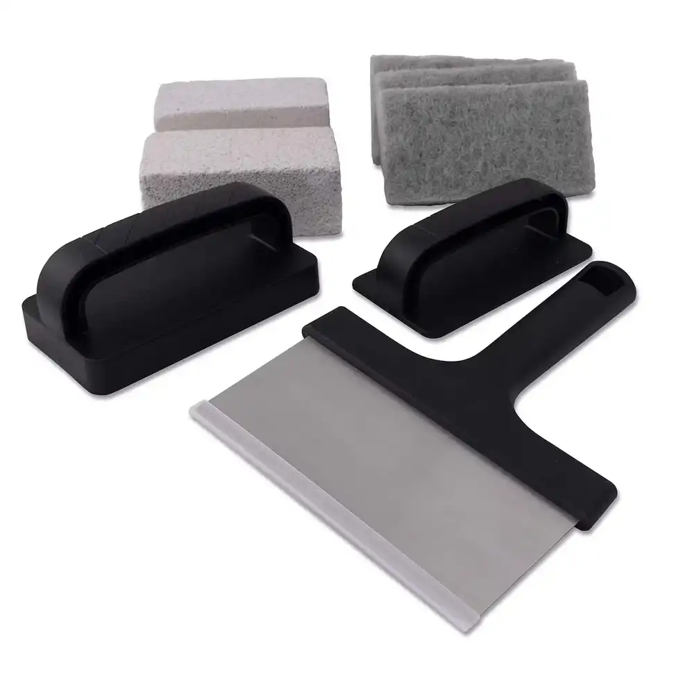 8 piece flat top cleaning kit