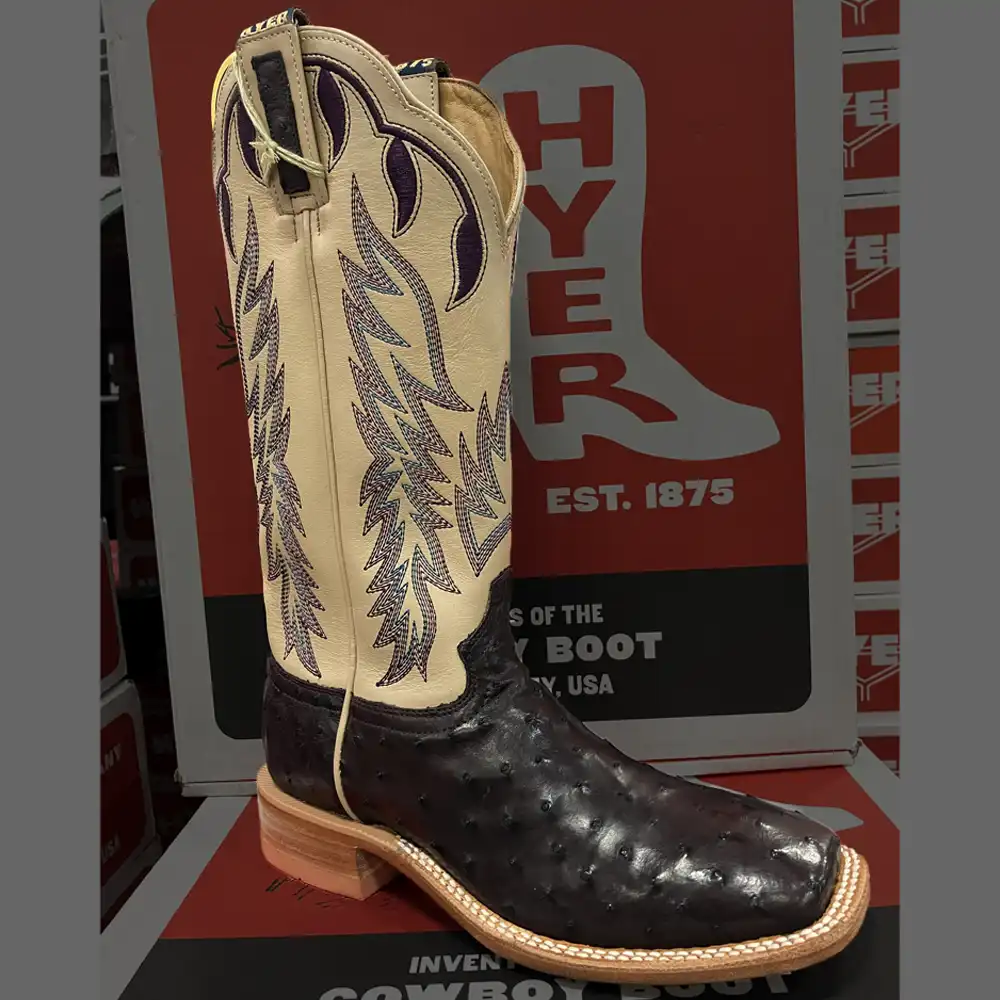 harper square toe boots blackberry