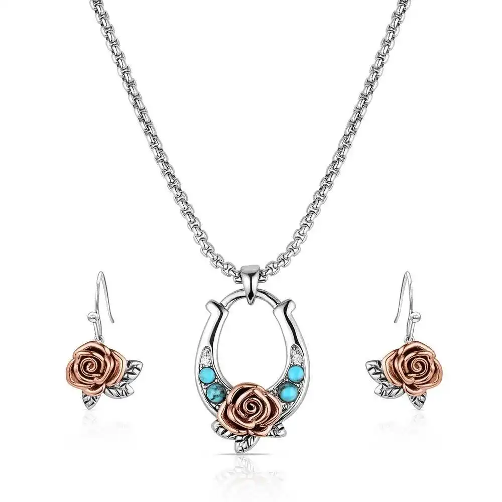 ride for the roses jewelry set