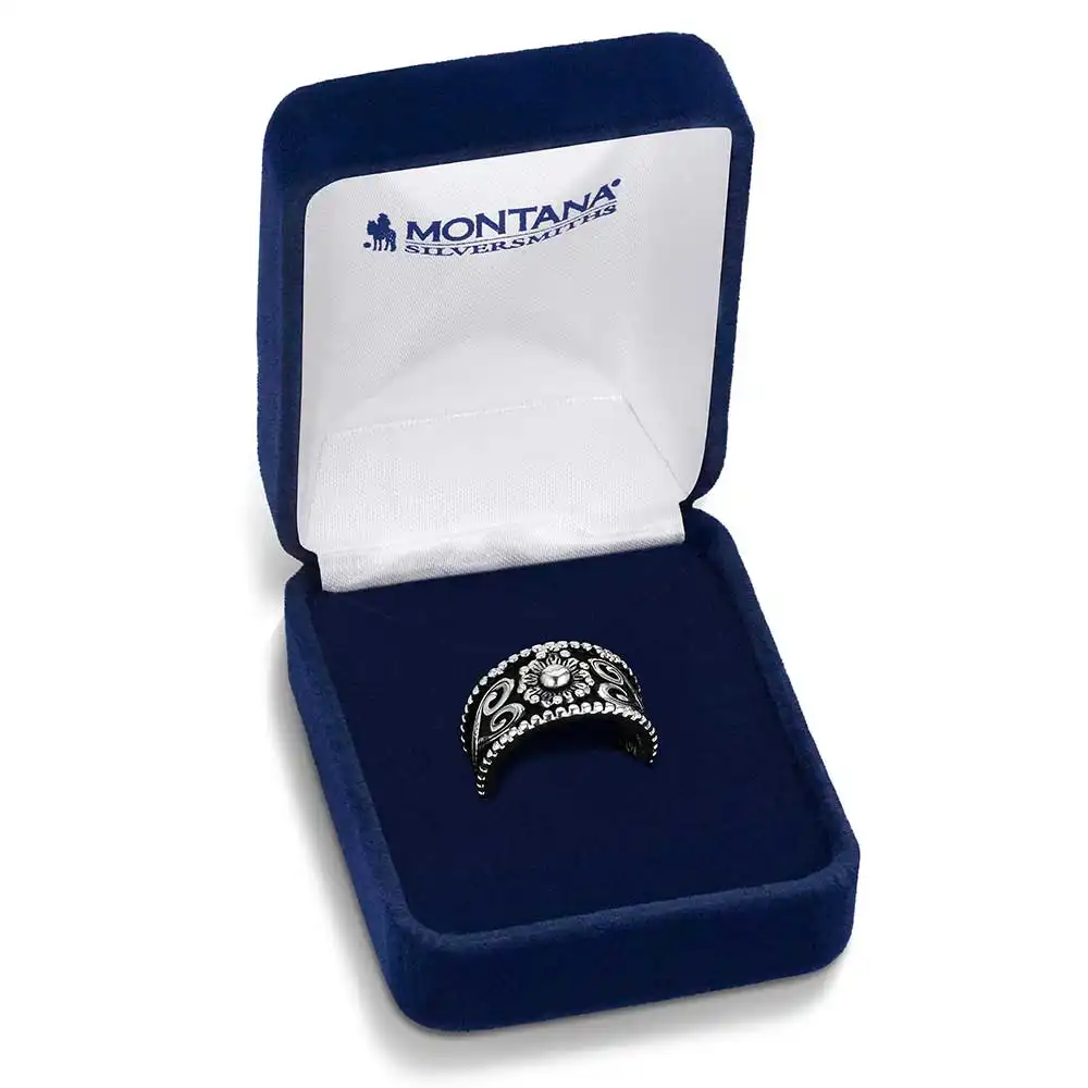 blooming scroll ring