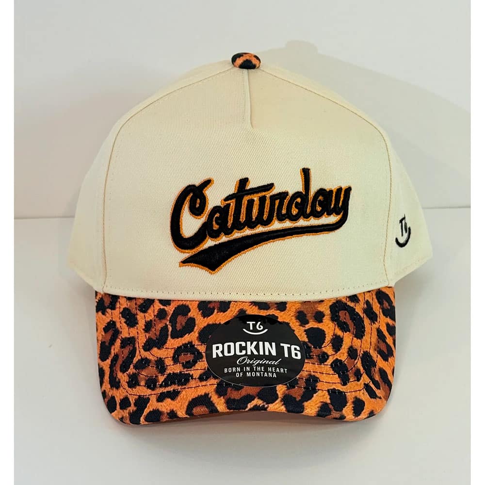 Cheetah Caturday cap.