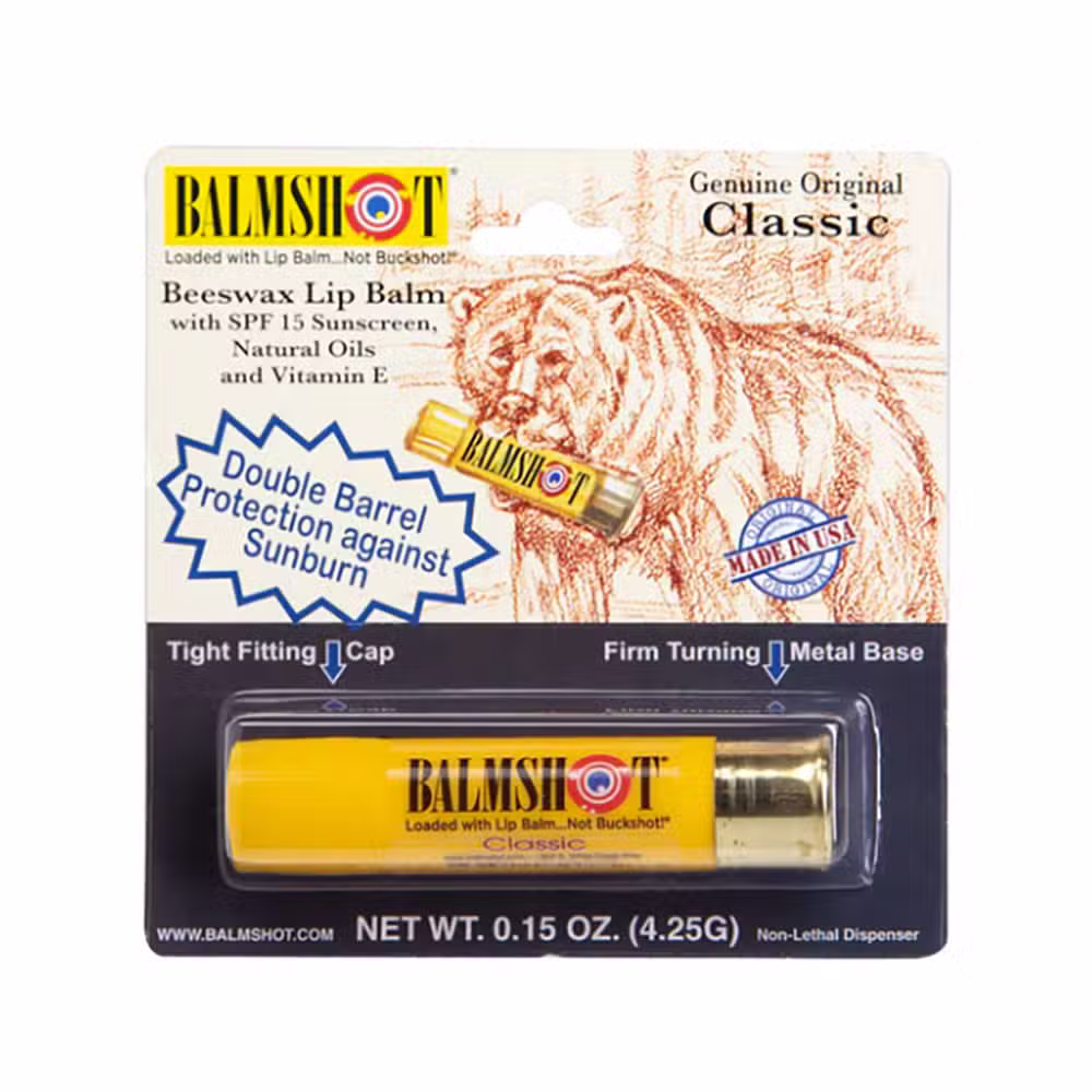 Classic beeswax balmshot lip balm.