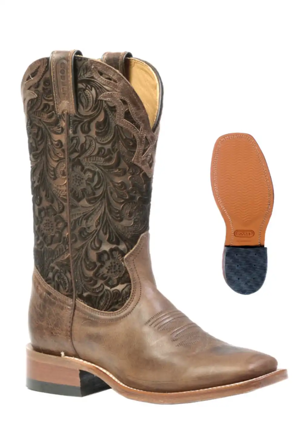 boulet rider sole - barocco calf tabacco