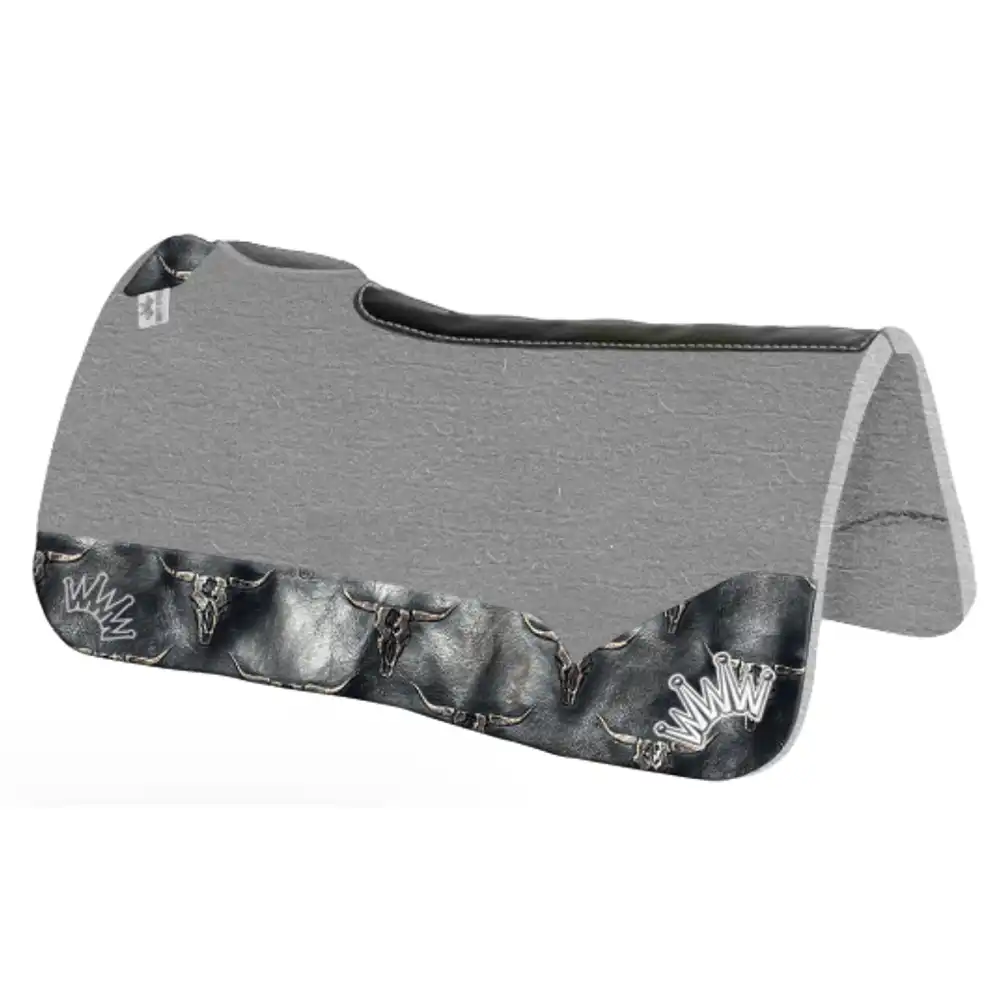 kush collection saddle pad long horn print