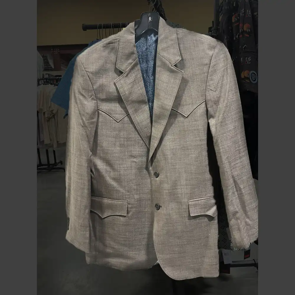 men's dark truffle sports coat