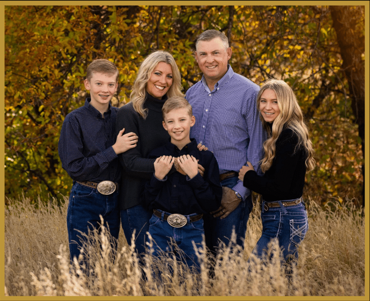 Lane Legacy Beef family picture.