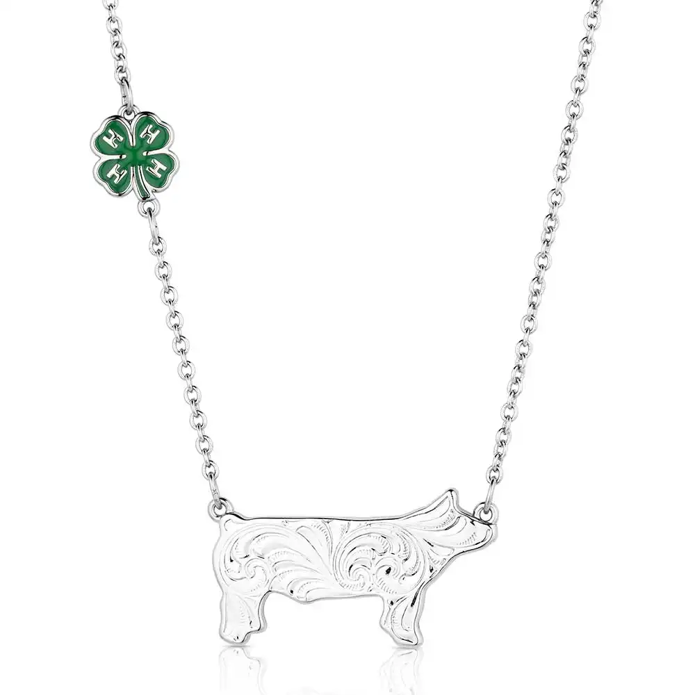 4-h pig showman necklace