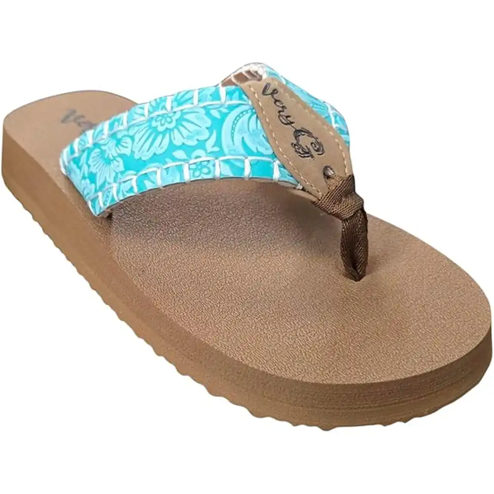 pamela turquoise flip flop