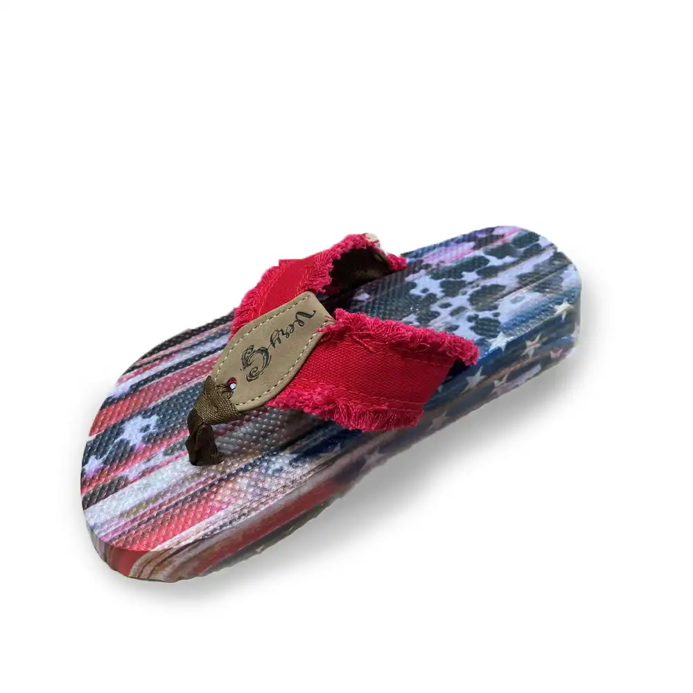 united flag flip flop