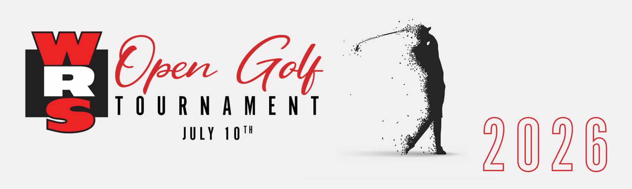 WRS open golf tournament banner July 10, 2026.