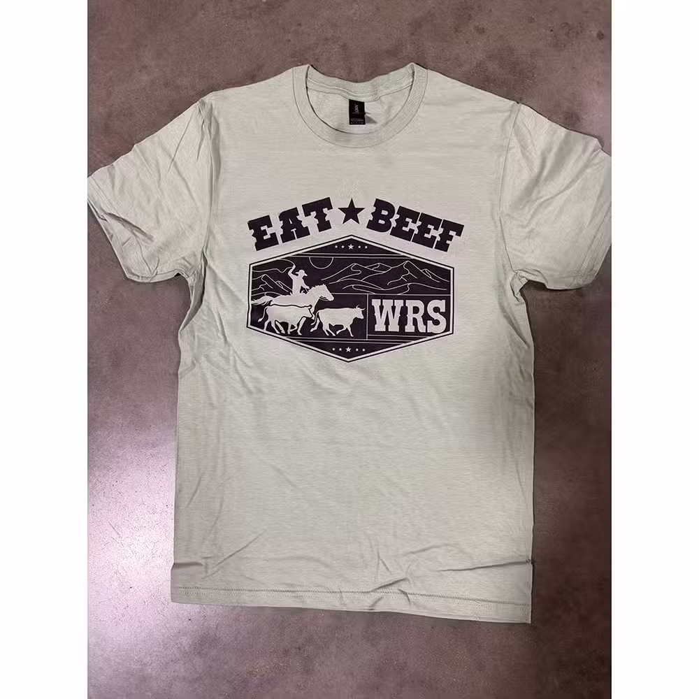 Sage WRS eat beef short sleeve t-shirt.