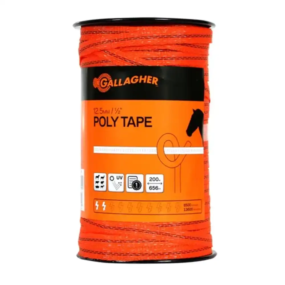 poly tape orange 656'