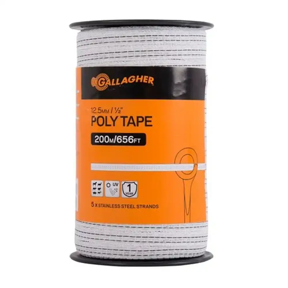 poly tape white 656'