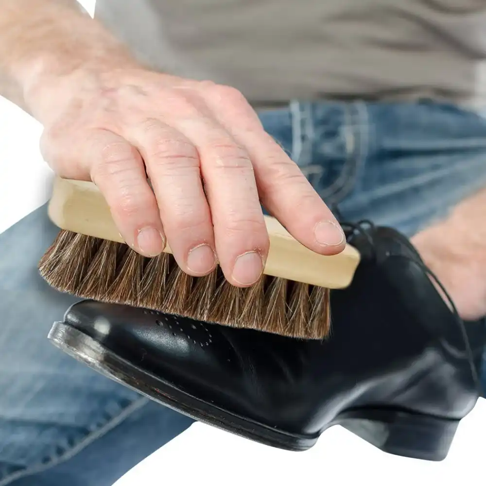 jobsite premium shoe & boot shine brush