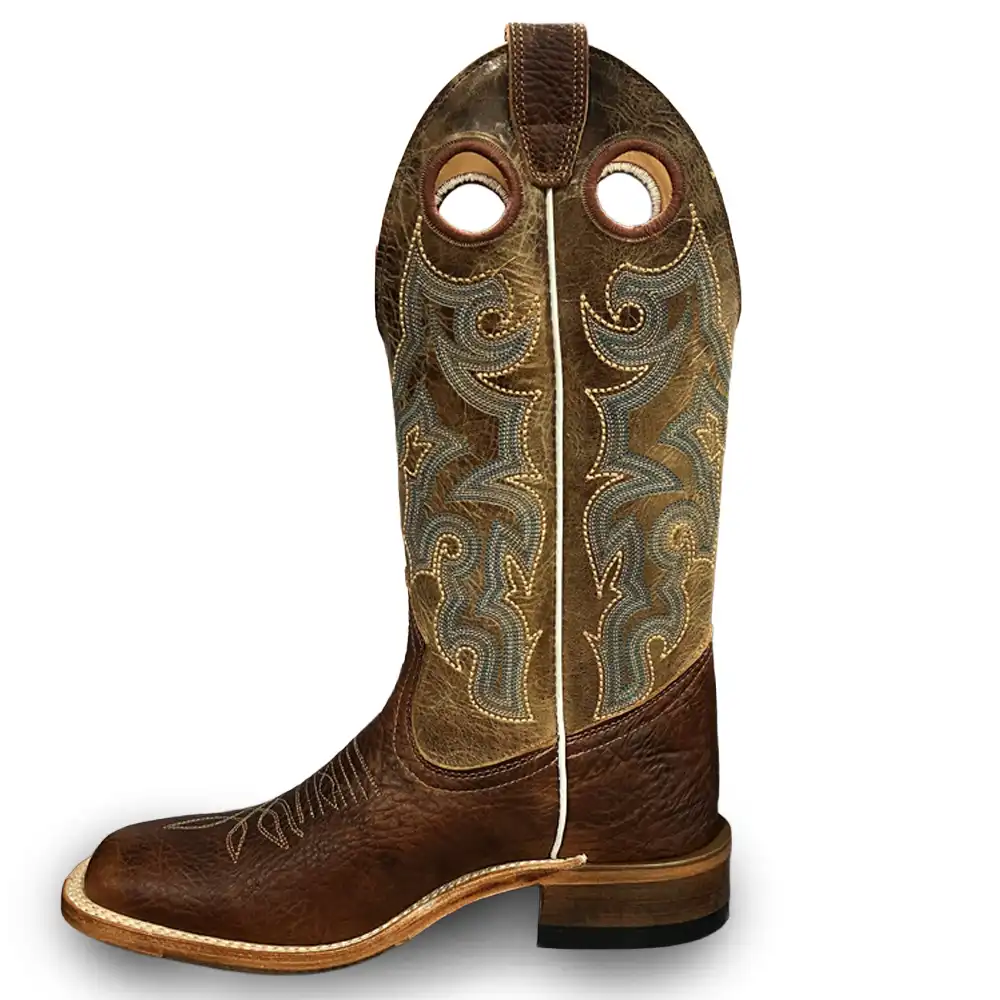 women's bomber 13" square toe boots - blue
