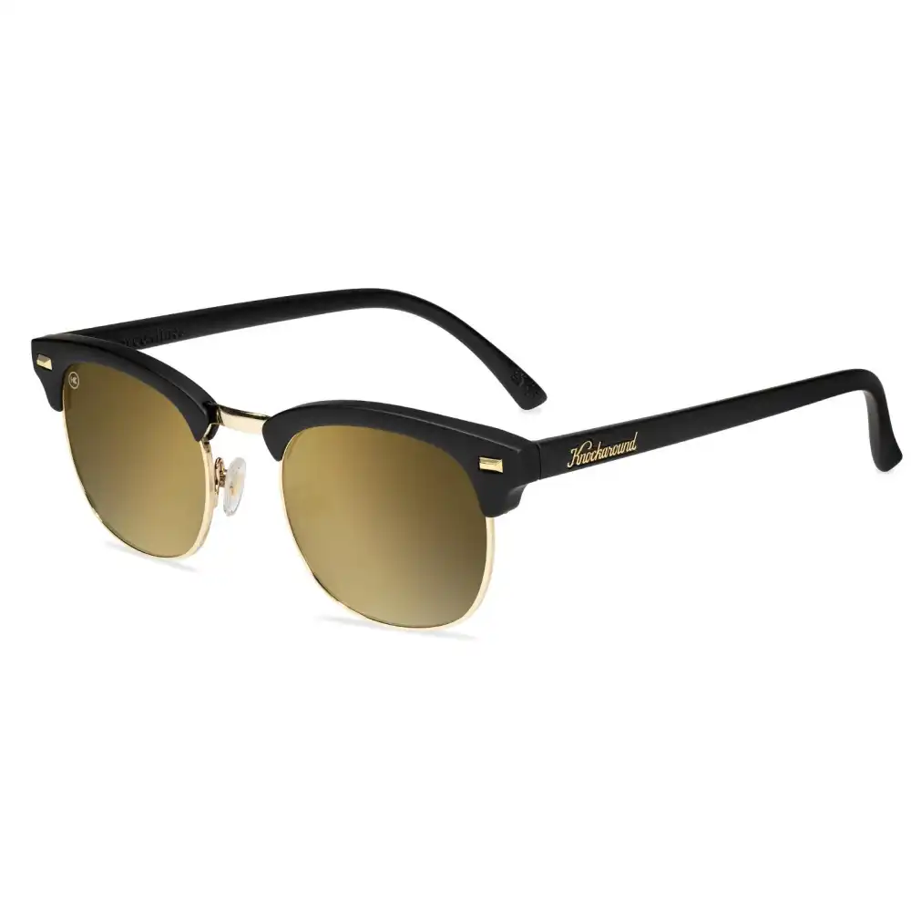 "brooklines" sunglasses - black / gold
