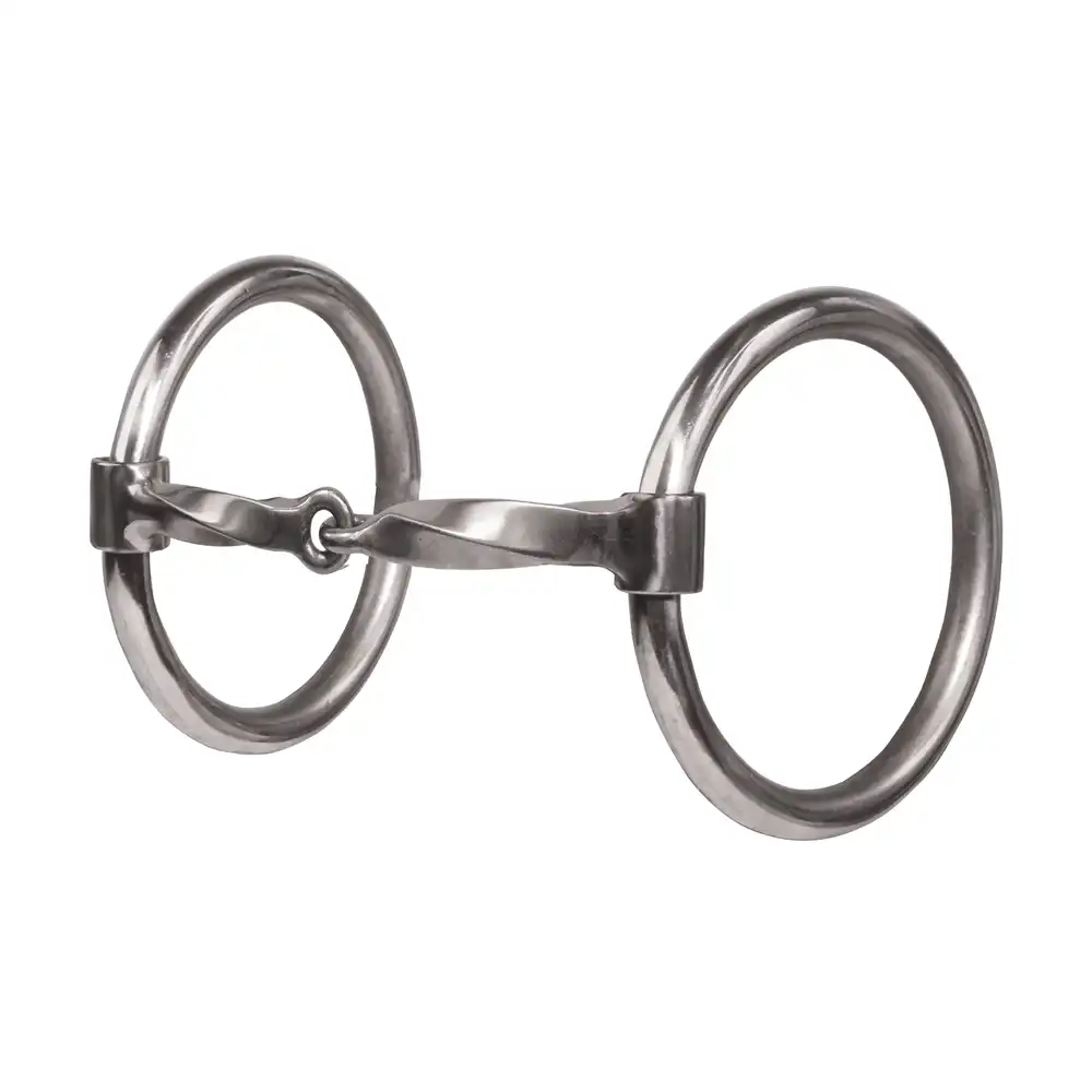 LOOSE RING SLOW TWIST SNAFFLE BIT