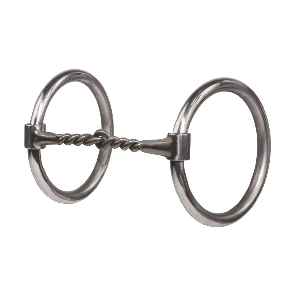 LOOSE RING SNAFFLE HALF & HALF BIT