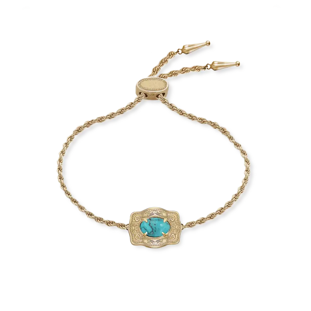 ultra mini belt buckle bracelet (oasis)