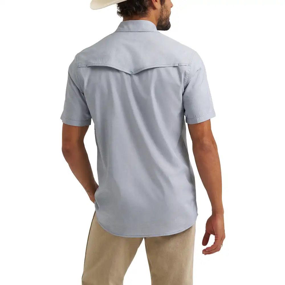 wrangler all terrain gear drover short sleeve utility shirt