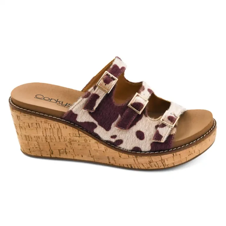 don't mind me sandals - tan brown cow