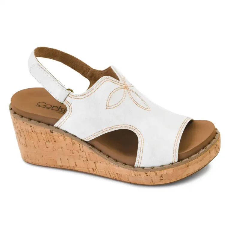 darlin' sandals - white