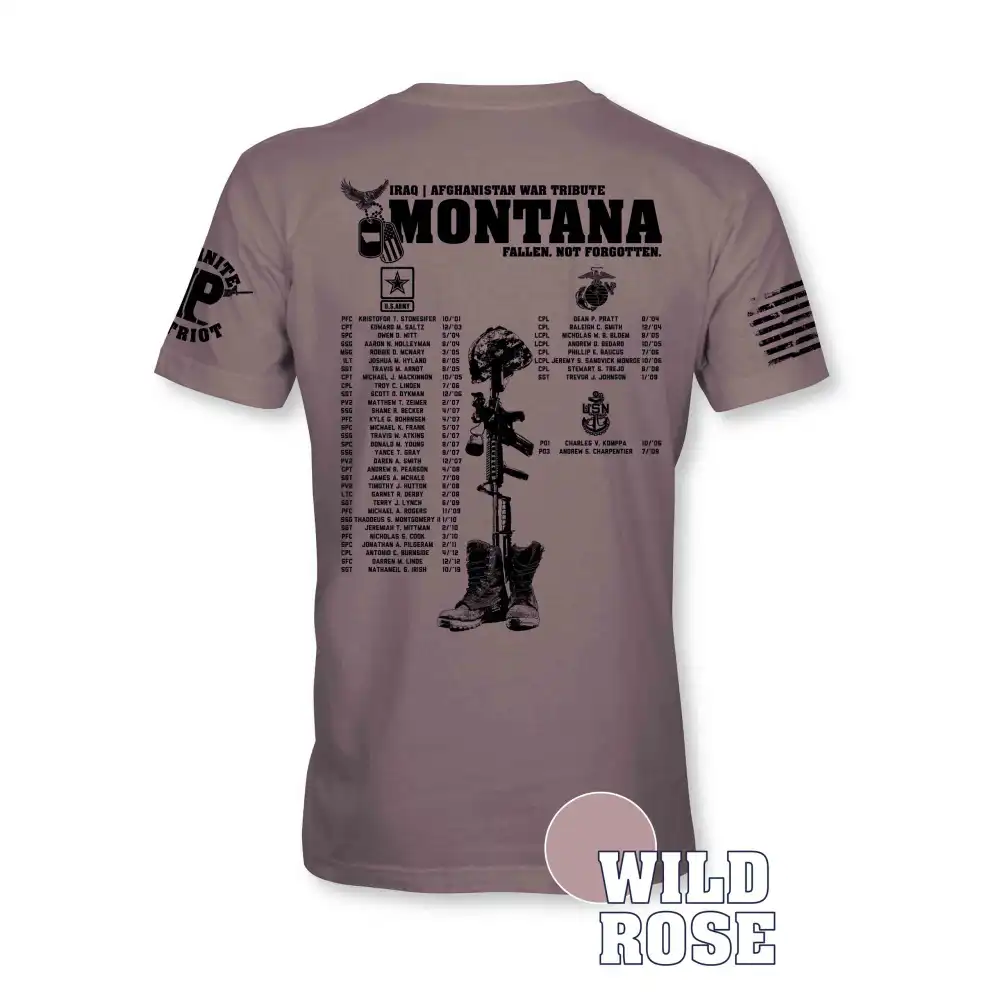montana fallen heroes tee