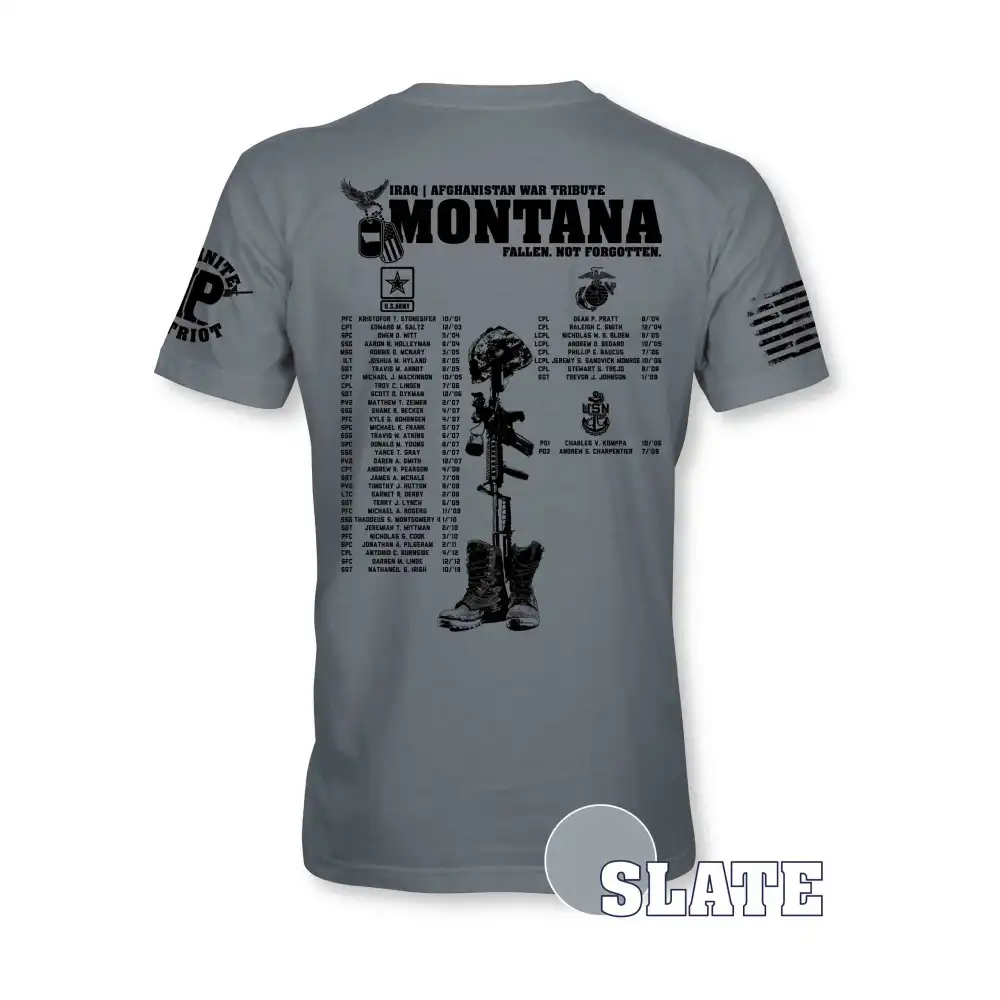 montana fallen heroes tee